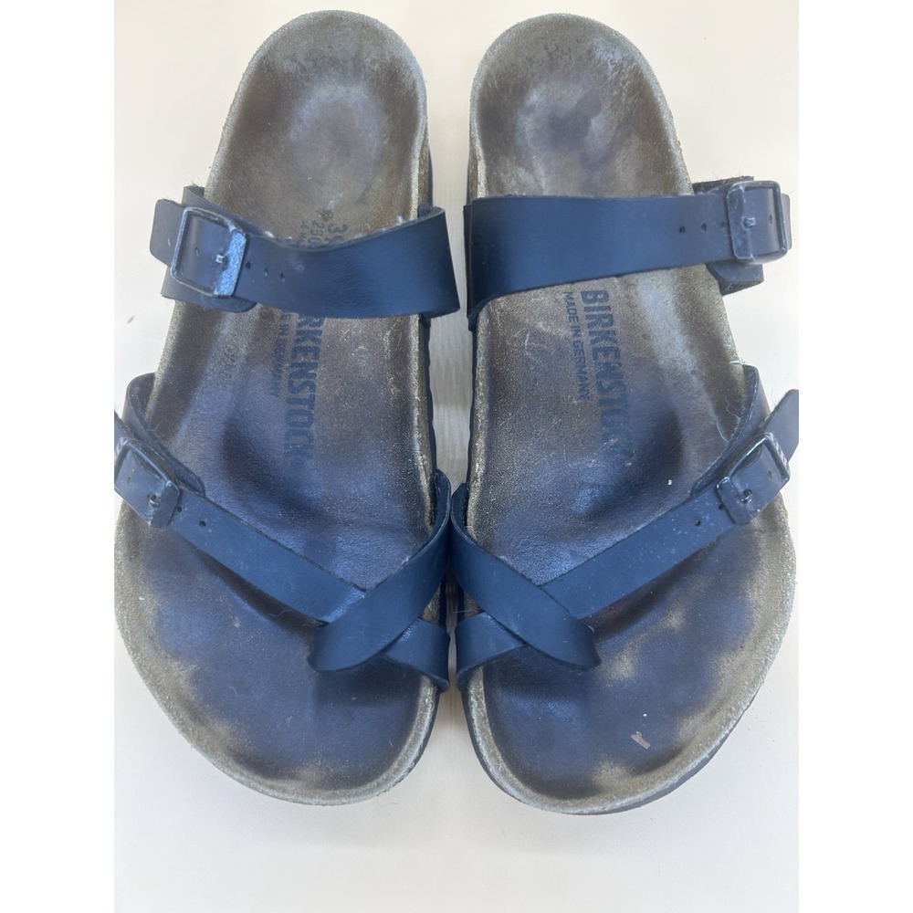 Birkenstock Shoes Womens Size 8 Black Mayari Sandals EU 39 Made in Germany - Picture 3 of 9